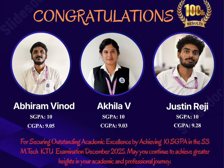 S3 M.Tech KTU Examination Result (2024-2026 Batch)